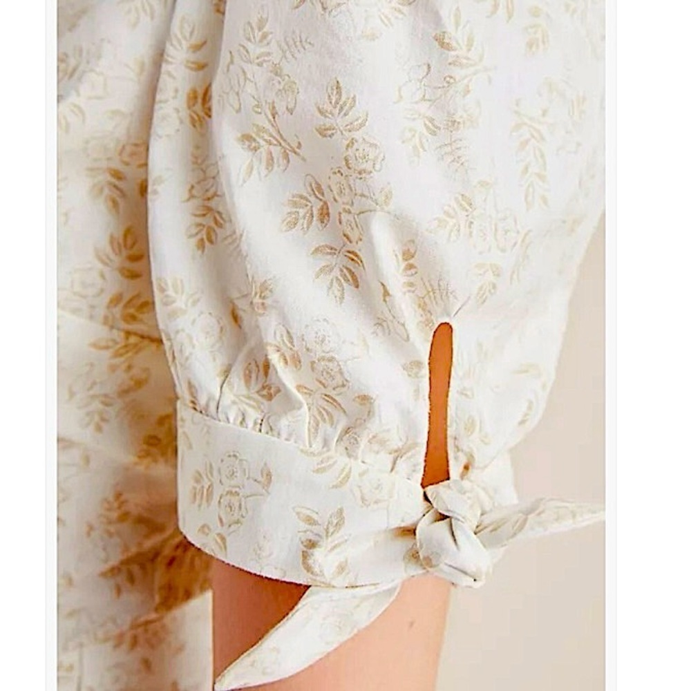 Gal Meets Glam Iris Jumpsuit Size 14 Straight Cropped White Floral Preppy Party - Picture 10 of 16
